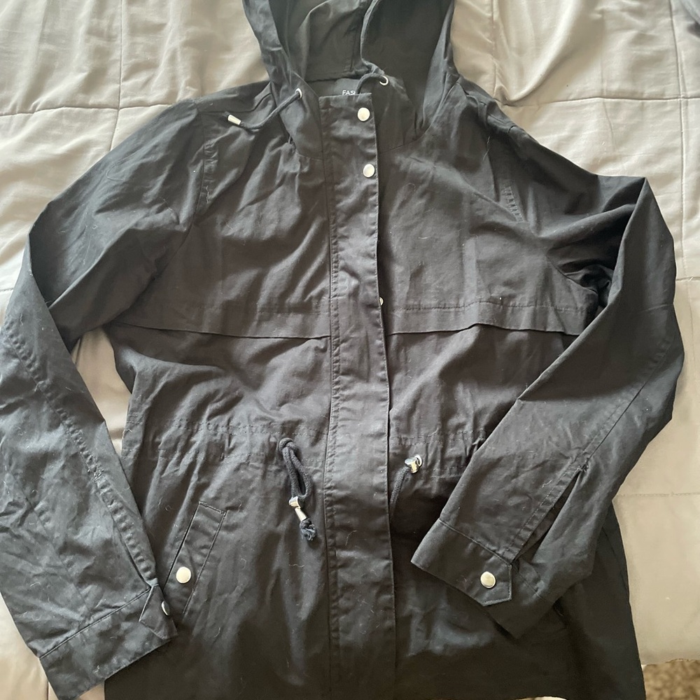 Black utility jacket